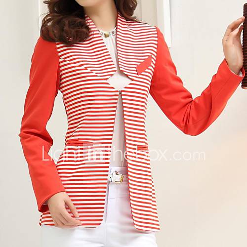 New Arrival Women Formal Wear Slim Fitness Stripe Blazer