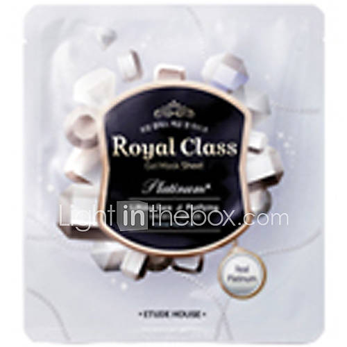 [Etude House] Royal Class Gel Mask Sheet #Platinum 25g