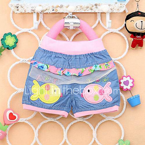 Girls Fashion Shorts Lovely Princess Summer Shorts