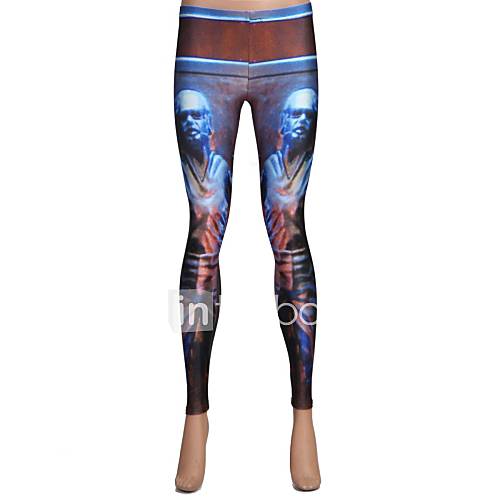 Elonbo Pharaoh Style Digital Painting Tight Women Leggings