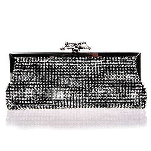 Womens Luxurious Rhinestone Evening Bag