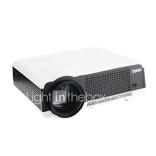 1280800 2800 Lumens Manual Focus LED 86C Projector (White)