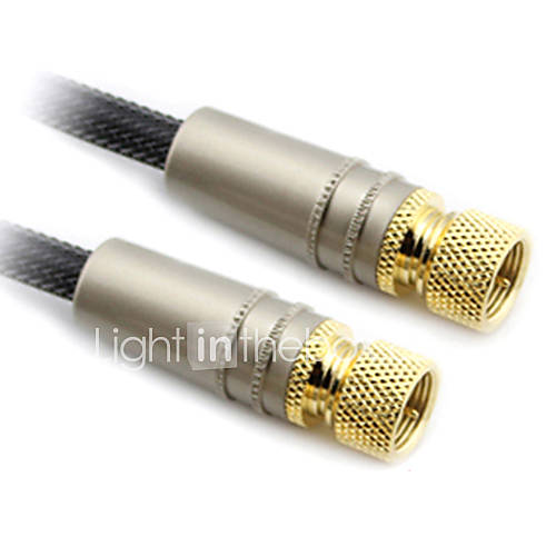 C Cable F Type Coaxial Cable M/M for HD Digital TV (0.75M)