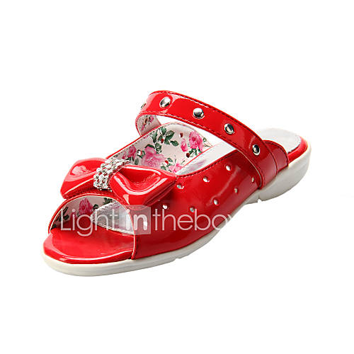 Leatherette Girls Flat Heel Comfort Sandals Shoes (More Colors)