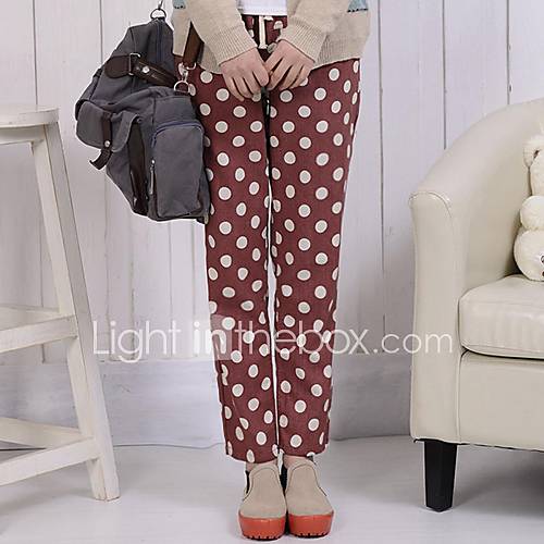 Womens Polka Dots Casual Pants