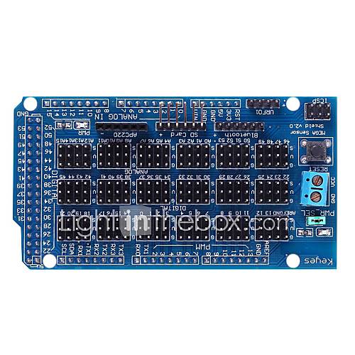 MEGA Sensor Shield V2.0 Dedicated Sensor Expansion Board for Arduino