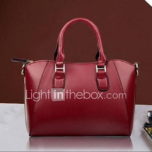 Womens Fashion Small Split Leather Shell Bag