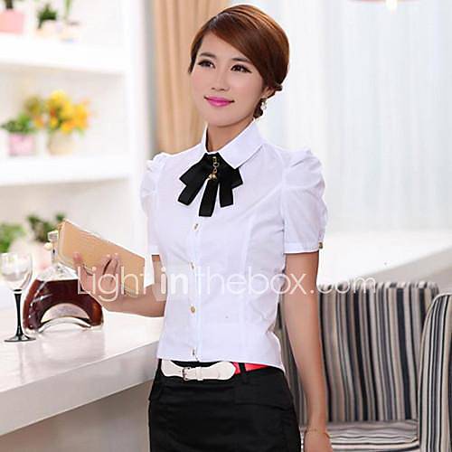 Womens Puff Sleeve with Tie Shirt