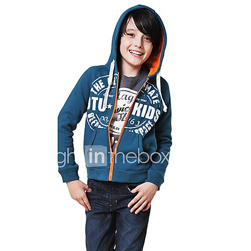 Boys Letter Pattern Casual Hoodies