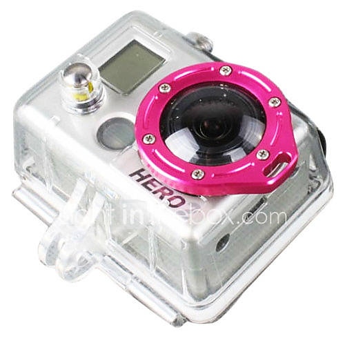 Aluminum Pink LANYARD RING Mount For Gopro Hero 2 1