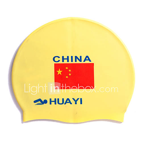 Huayi Colorful Comfort Portable 100% Silicone Swimming Cap SC1016