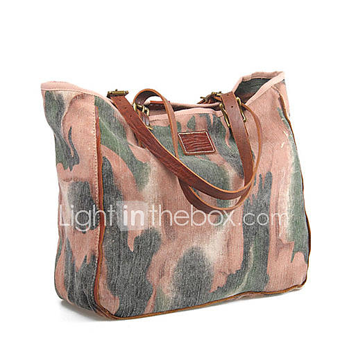 MUCHUAN WoMens Retro Leisure Camouflage High Capacity Bag(Screen Color)