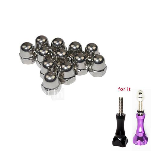 BZ08B Standard M5 Stainless Steel Screw Caps for Gopro Hero / Hero2 / Hero3 / 3 (12PCS)