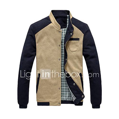 Mens Casual Long Sleeve Jacket