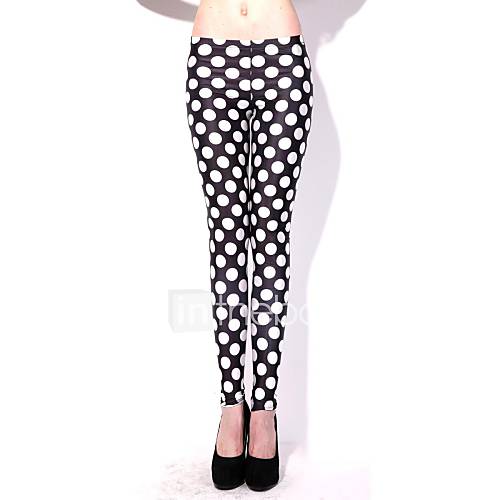 Elonbo Bai Sebo Point Style Digital Painting Tight Women Leggings