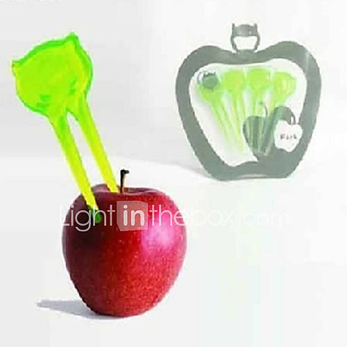 Devil Shaped Fruit Fork, Set of 4, W11cm x L14cm x H1.8cm