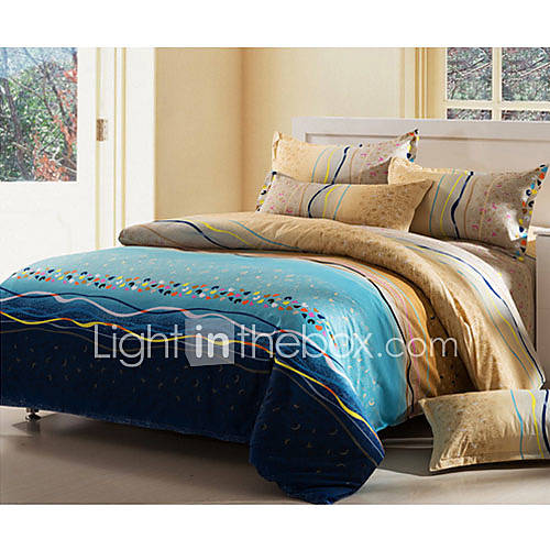 Flower Multi Color Bed Set Of Four SF00035