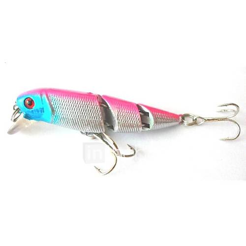 Jointed Fishing Lure 6.5CM 6.5G 8# Hooks Carp Artificial Plastic Lures Fishing Crankbait