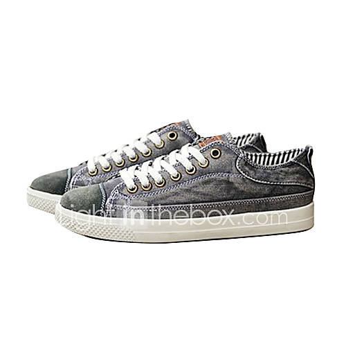 Canvas Mens Low Heel Comfort Fashion Sneakers Shoes