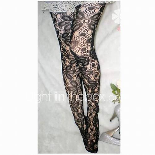 Ultrathin Sunflower Jacquard Temptation Mesh Pantyhose Stockings