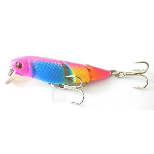 Jointed Fishing Lure 6.5CM 6.5G 8# Hooks Artificial Fish Lures Fishing Bait