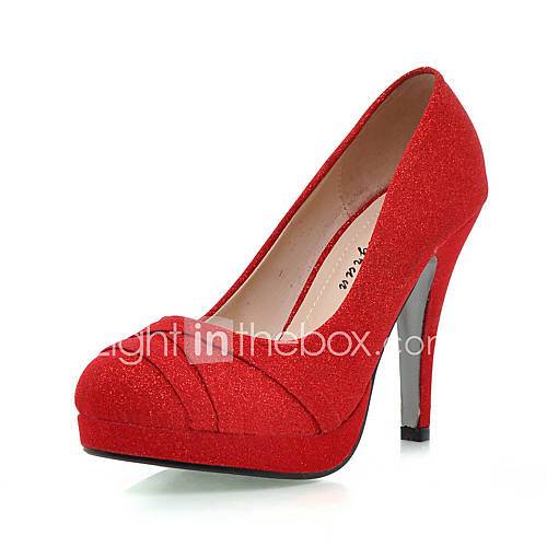 Fabric Womens Stiletto Heel Heels Pumps/Heels Shoes (More Colors)