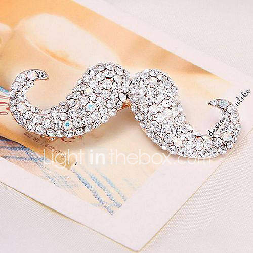 Ginasy Facial Hair Brooch