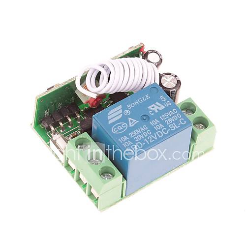 VGG11 DC 12V 1 Channel Multifunctional Wireless Switch for RC Door / Window / Industrial Control