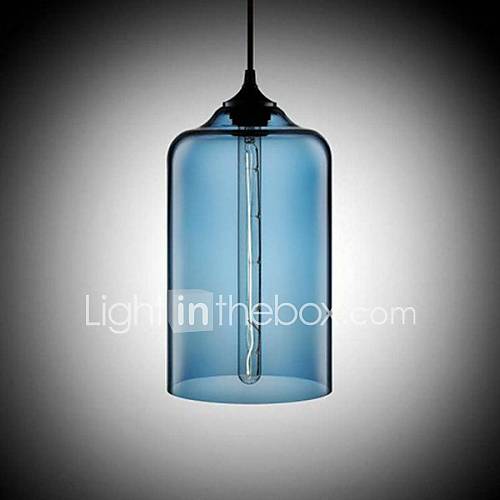 Bottle Design Pendant, 1 Light, Concise Iron Painting