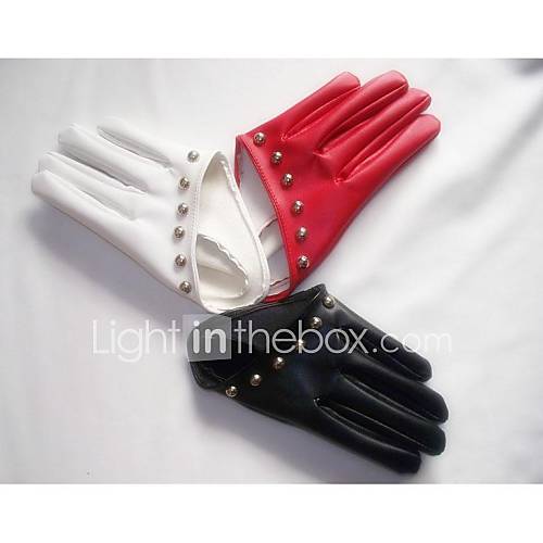 Womens Nightclub Fashion Cute Rivet Gloves