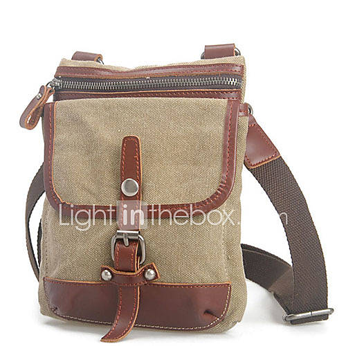 MUCHUAN Occident Leisure Canvas Messenger Shoulder Bag(Screen Color)