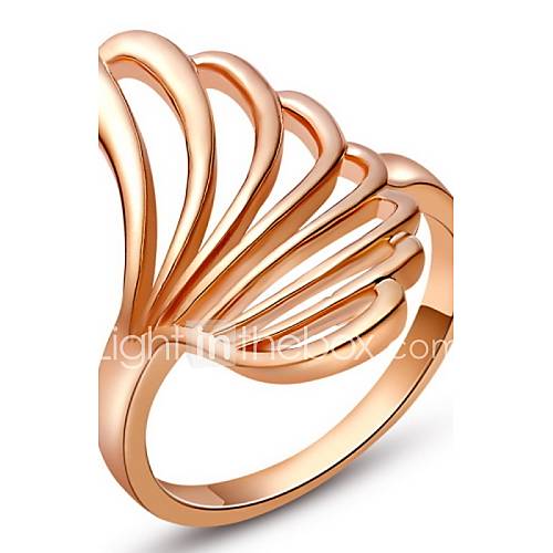 Stylish Gold Hollow Womens Ring(1 Pc)