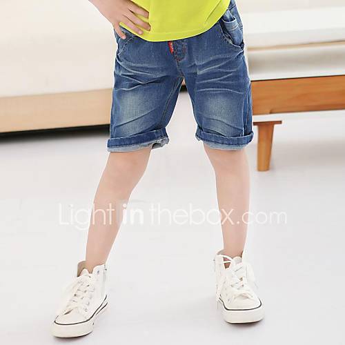 Boys Denim Mid Length Trousers