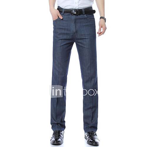 Mens Casual Straight Leg Jeans