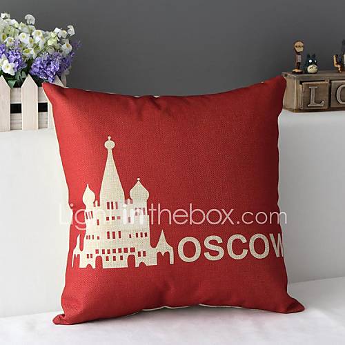 Classic High Fashion Falling in Love with Moscow Decorative Pillow Cover