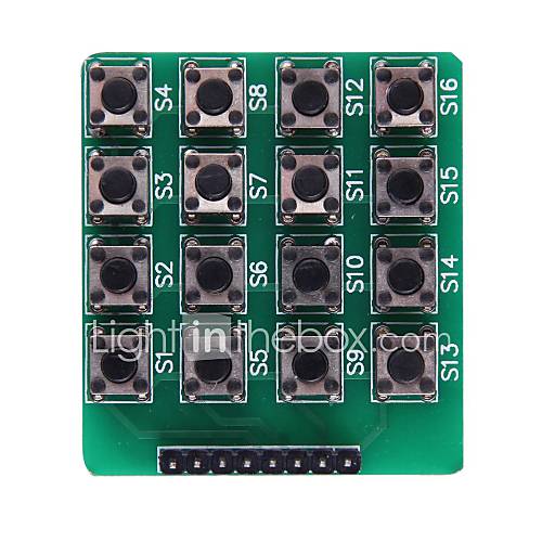 4x4 Keypad 16 Push Buttons Module