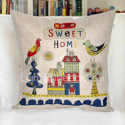 Pinshang Sweet Home Print Pillow(Screen Color)