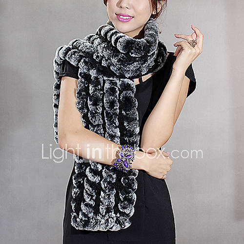 Rex Rabbit Fur Party/Casual Scarves(More Colors)