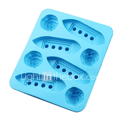Boat Shaped Silicone Ice Mold