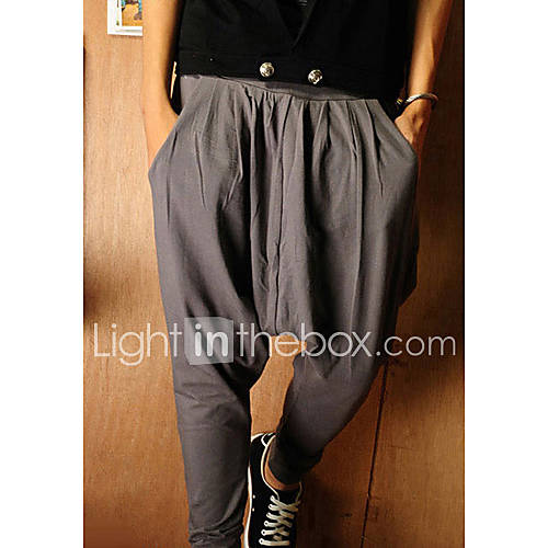 WK777 Unisex Sagging Harem Pants(Screen Color)