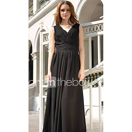 Swd New Waisted Large Hem Dress (Black)