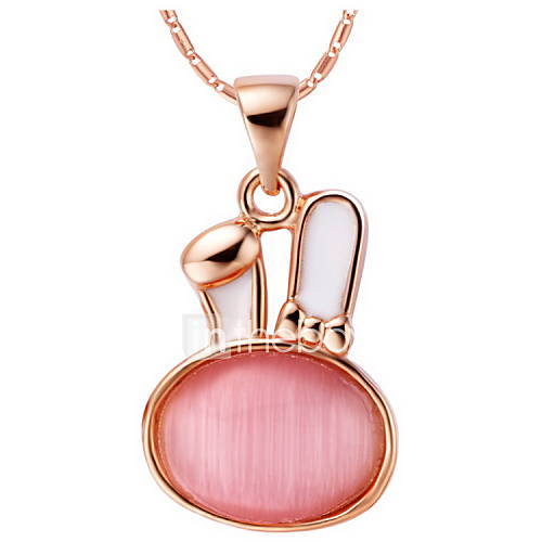 Fashion Rabbit Shape Alloy Womens Necklace(1 Pc)