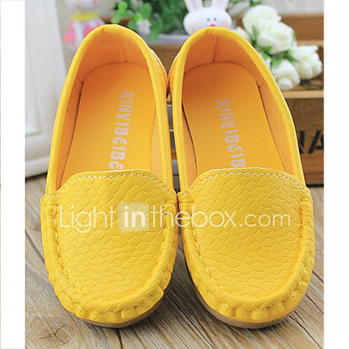 Childrens Spring Private Candy Single Pure Color Shoes