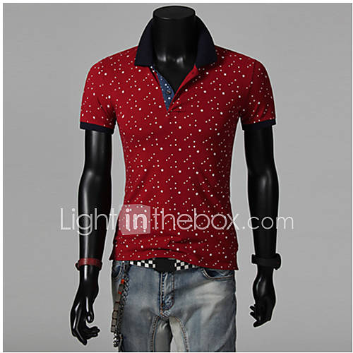 ZZT Star Fashion Casual Korean Short Sleeved Polo Shirt