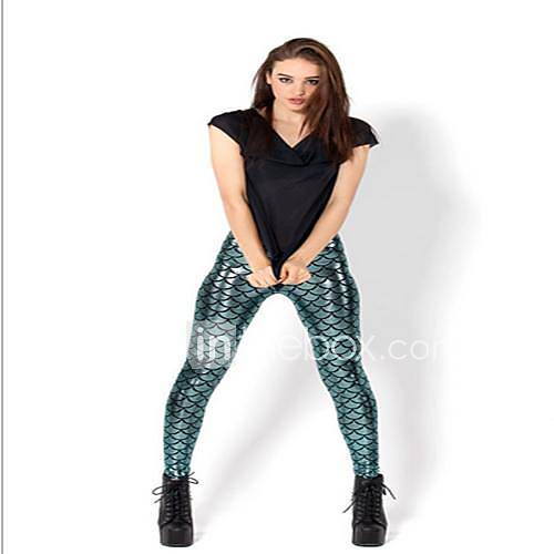 Womens Color Waterlines Leggings