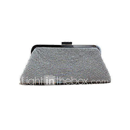 Freya WomenS Exquisite Beeded Purses (Silver)