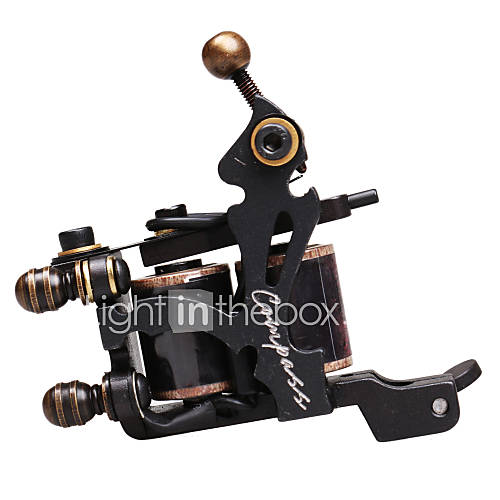 Compass Tattoo Machine Trinidad Liner 8 Wraps Steel Frame