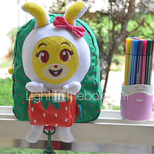 Children Stereo Cartoon Rabbit Schoolbag Safety Harness Backpack