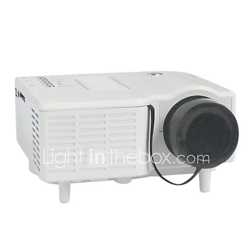 12V 2A 16W 19201080 QVGA 200 Lumens LED Projector (Assorted Colors)