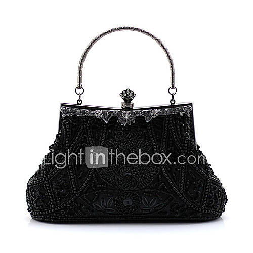 Freya WomenS Fashion Exquisite Outside Chanzhu Embroidered Bag(Black)